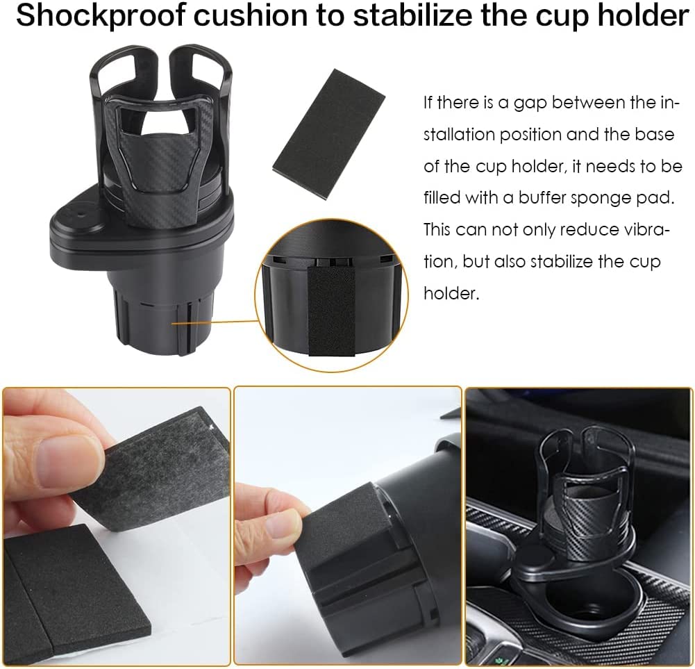 Wotendy Getränkehalter Expander Für Auto - 2-in-1 Mit Verstellbarer Basis