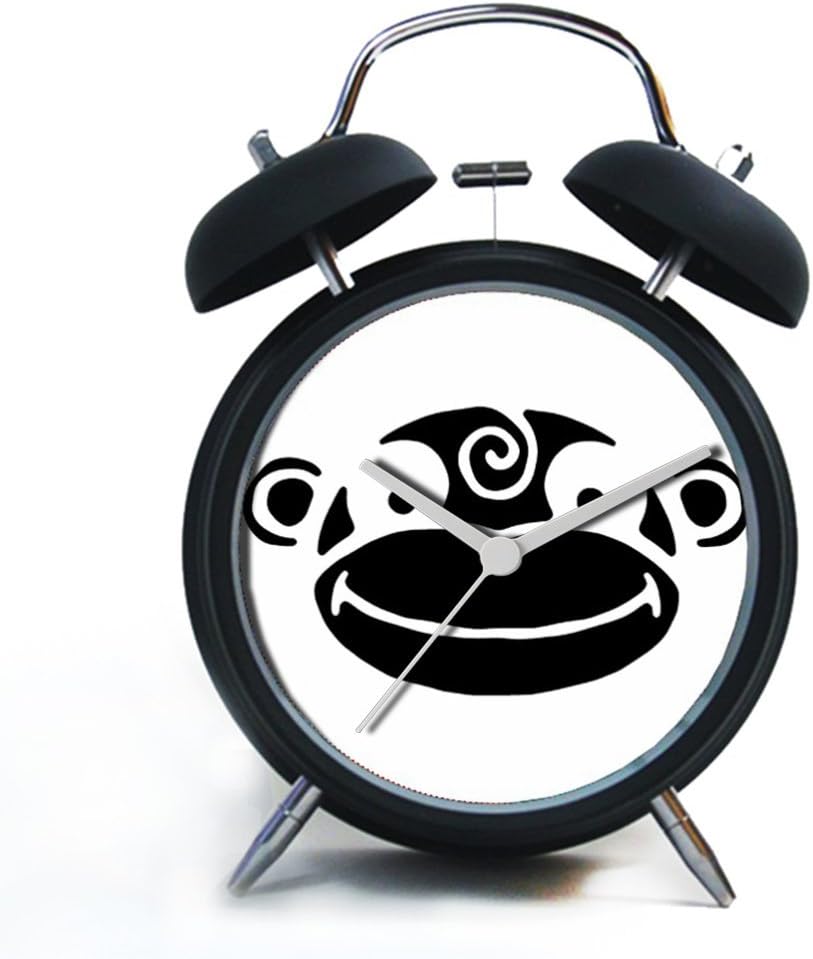 Twin Bell Analog Alarm ClockLoud Alarm Clock (Black