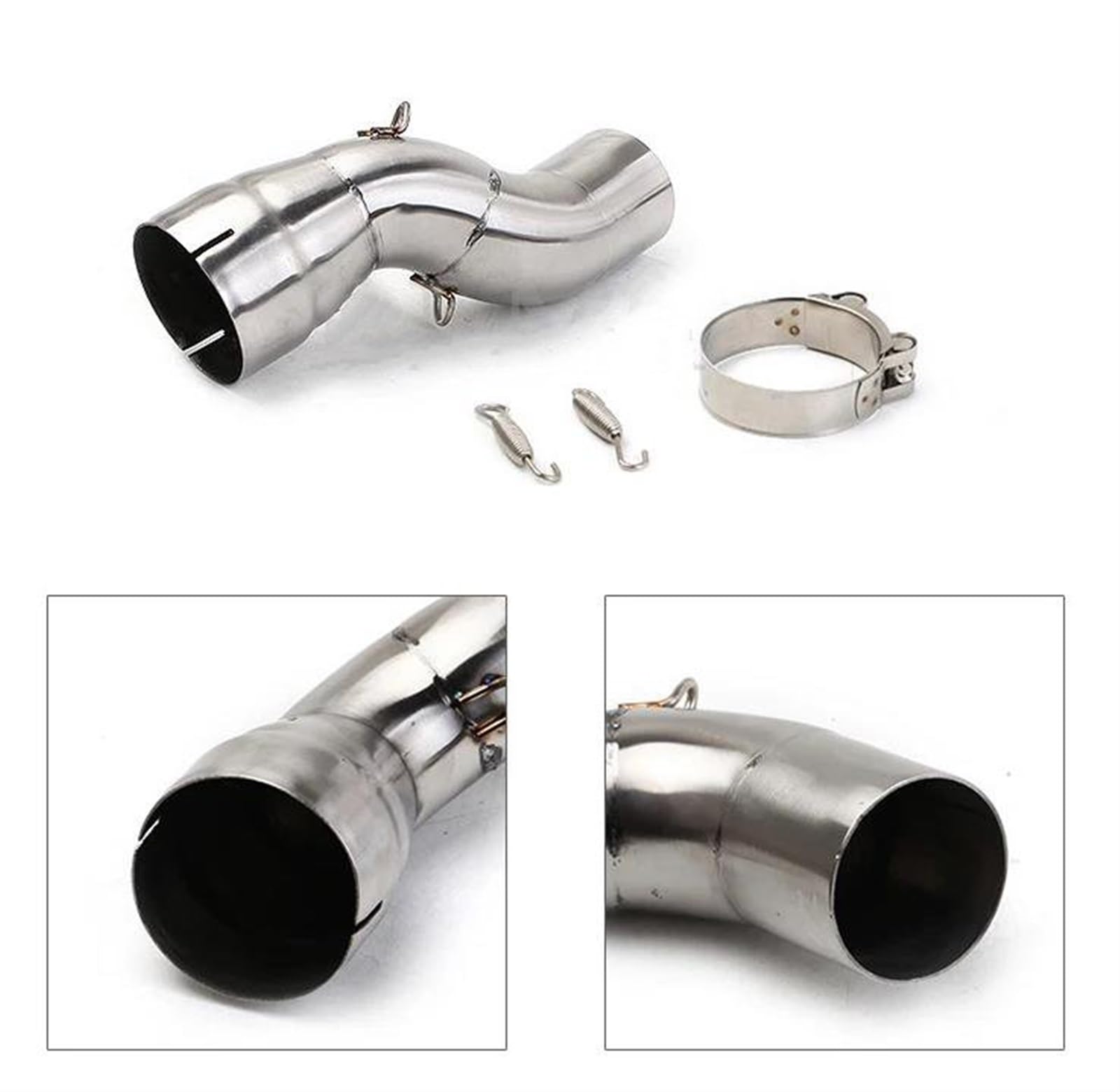 Tratamiento Escape Tubo De Conexión Central del Silenciador De Escape Deslizante para Motocicleta para B&MW R1200GS ADV para Adventure R1200 GS 2013-2018