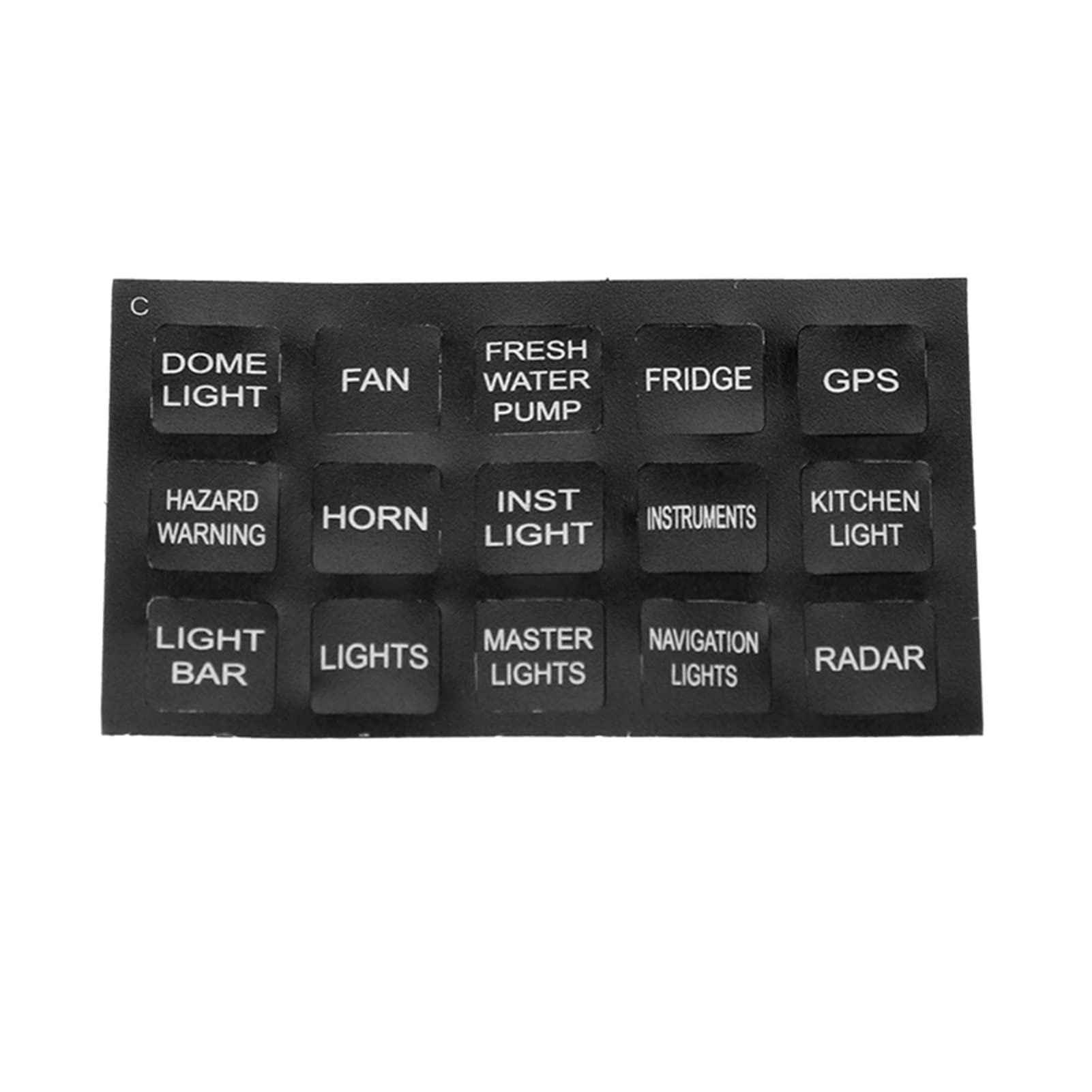 Wodoodporny Panel Dotykowy 6-obwodowy, Dotykowy Panel Sterowania LED, 6