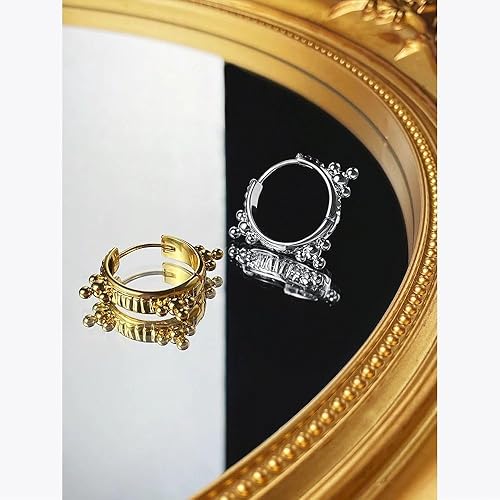 Miniatura 5 de Pendientes Vintage Piercing Earrings For Women 18 Gold Plated Earings Jewelry SSS-1015-EN-121