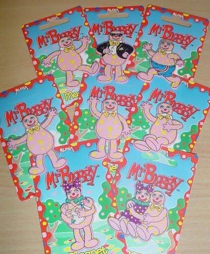 Alpha Marketing Uk Mr Blobby Magnet- Arms Up Mr Blobby