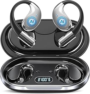 NUPLEA AI Translation Earbuds Real Time, 3-in-1 Translator Earbuds 144 Languages & Accents, Audifonos Traductores Inglés Español, Open Ear Headphones Bluetooth with Charging Case …
