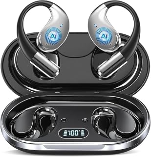 AI Ecouteur Traducteur Vocal Instantané, 60H Bluetooth 5.4 Ecouteurs sans Fil Open Ear avec 164 Langues, 3 en 1 Écouteur Traduction Vocale Instantanée, 7 Modes de Traduction, pour Affaires/Études - Amazon product rated Grade B