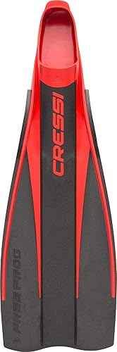 Miniatura 2 de Cressi Aletas de buceo de bolsillo para pie completo de alta resistencia  Hi-Surface Bolsillo para el pie debajo de la hoja  Free Frog Made in Italy