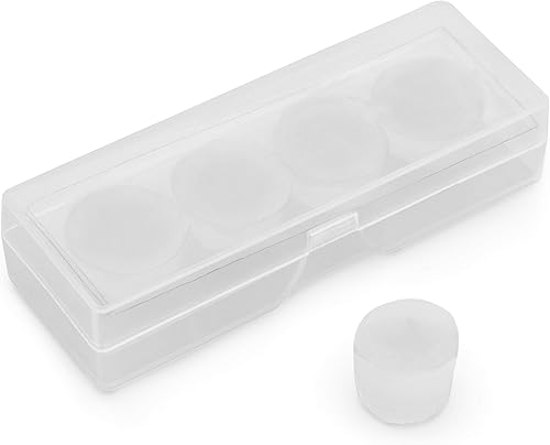 Miniatura 2 de Tapones para los oídos de silicona moldeada, paquete de 4 unidades, suaves, personalizados, cómodos tapones para los oídos impermeables para
