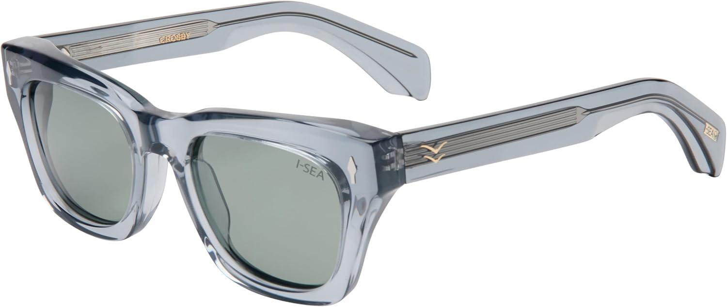 I-SEA Women's Sunglasses - Crosby (SLATE/GREEN POLARIZED) - Image 2