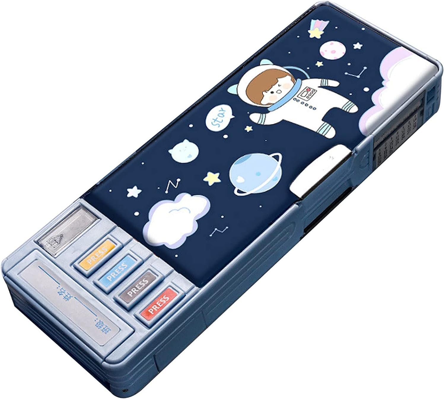 BIGGKIDDO Switch Operated Multi-Layer Multi-Functional Pencil Box for Kids with Press Buttons. (Astronaut Pencil Box.) (B0CD1QQZ2N) Amazon Price History, Amazon Price Tracker