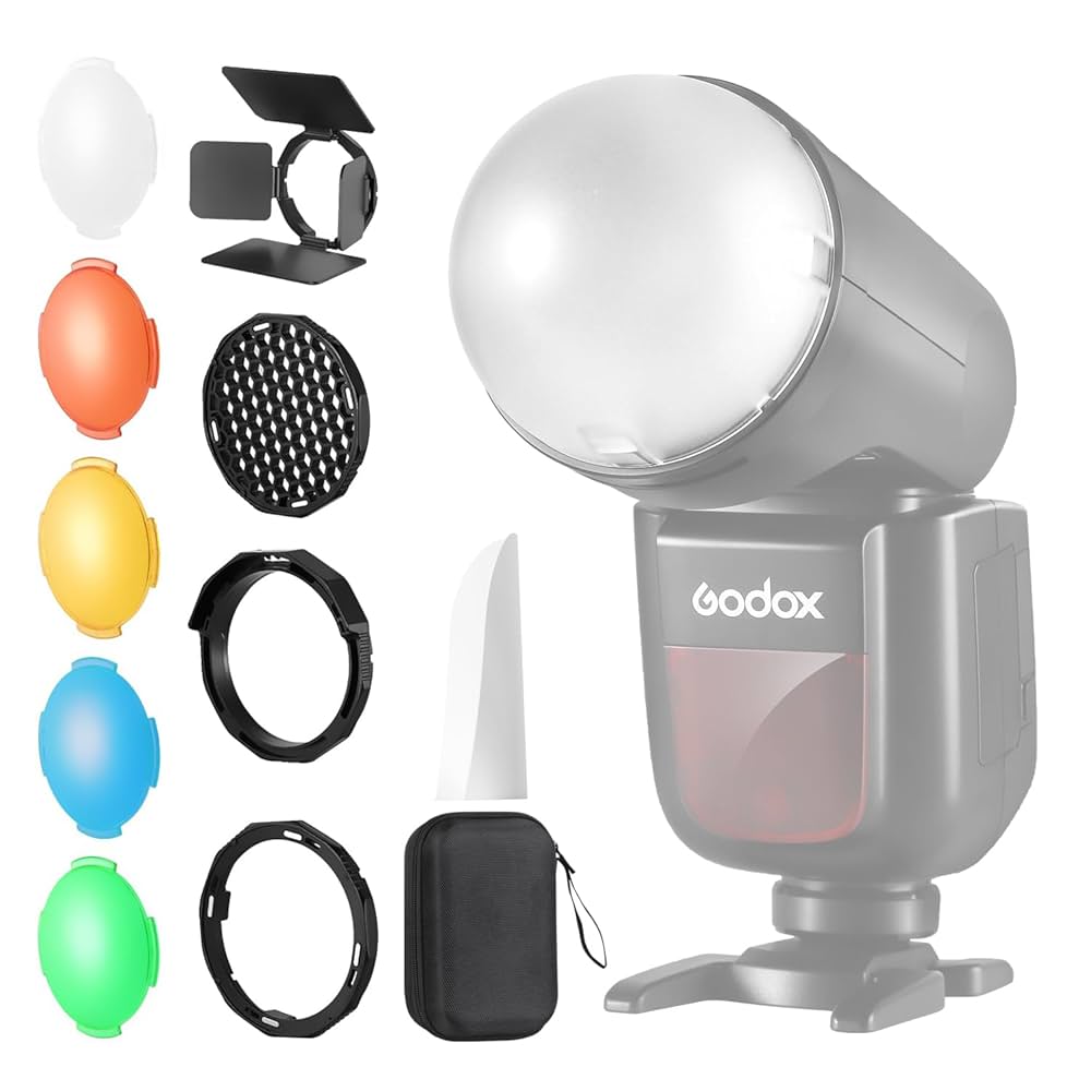 GODOX v1-s アクセサリー付 GODOX Godox V1-S 日本正規代理店品 TTL フラッシュストロボ