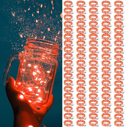 ZGWJ Fairy Lights Battery Operated, 100 Pack Twinkle String Lights