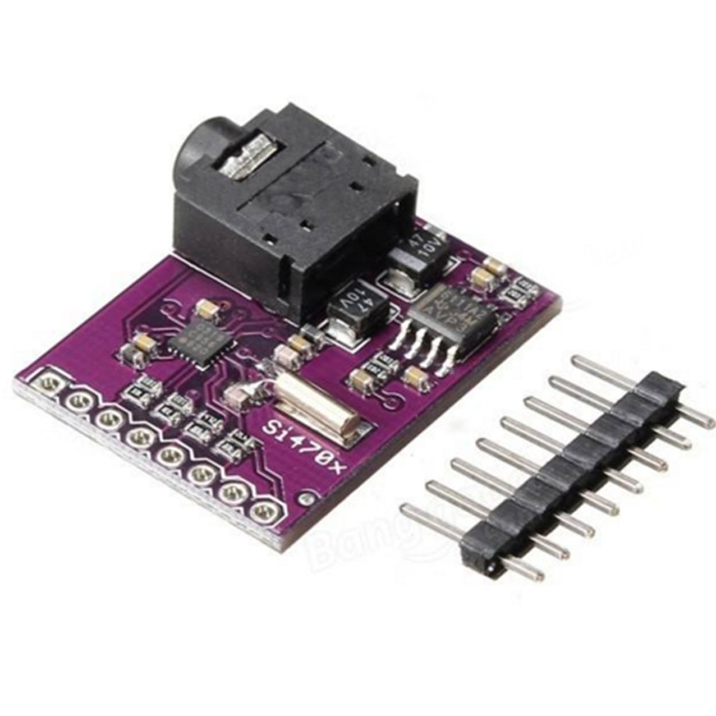 Hailege 2 pezzi Si4703 RDS FM Radio Tuner Scheda di breakout di valutazione per AVR PIC ARM