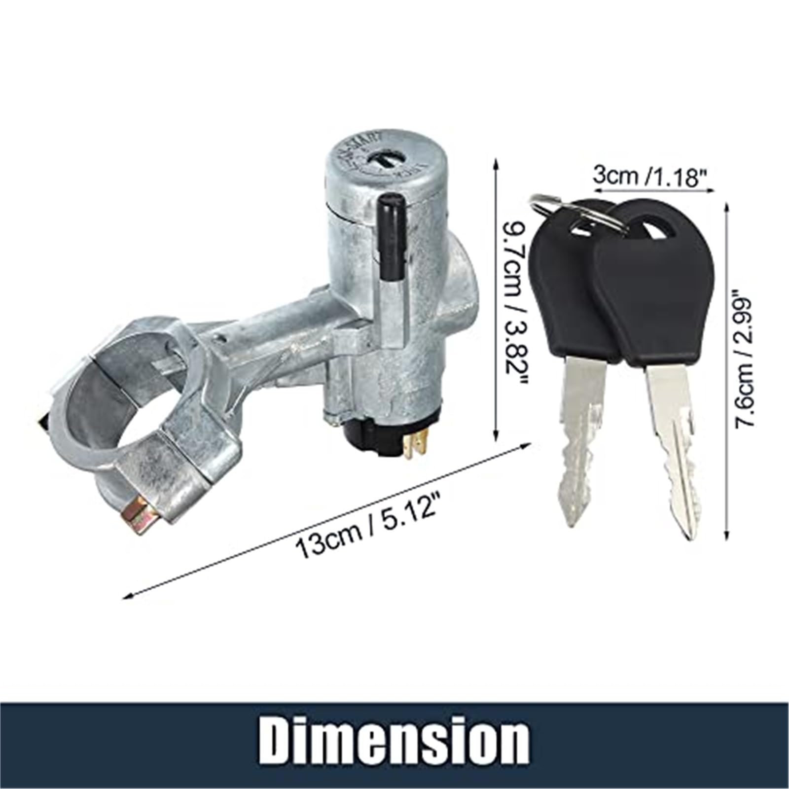 Interruptor de Encendido, Cerradura de Puerta de Arranque 99810-16G03, for Nissan, Metal, 1 Juego Cerradura del Interruptor de Encendido del Coche