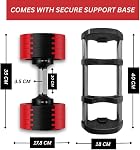 MANHAS HEALTH Bouteille réglable (simple) 35lb, 50lb ou 70lb Options : sélection rapide Réglage de la torsion : remplacement des poids multiples : idéal pour les gymnastiques à domicile et l'entraînement en force totale