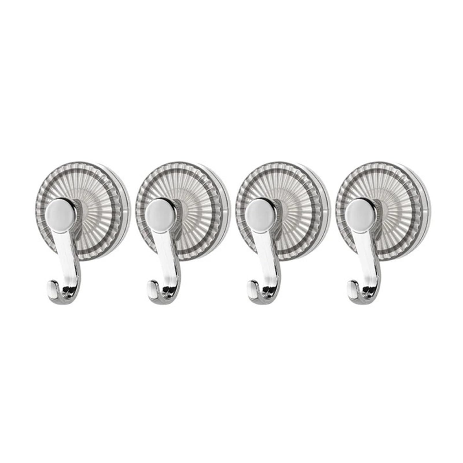 SEVEQIS Glass Suction Cup, Suction Cup Hook Set Adhesive Wall Hooks Daily Use Reusable 3KG Weight Capacity(Grijs)