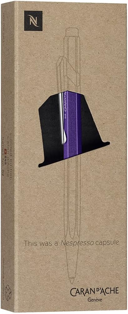 Caran d'Ache Nespresso 3rd Edition 849 Ballpoint Pen - Deep Purple