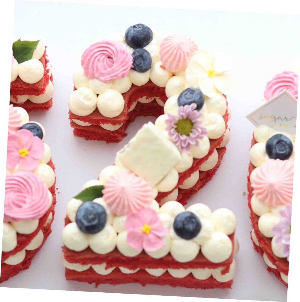 37pcs Letter Number Cake Molds Stencils Easy Clean Store Baking Decorations