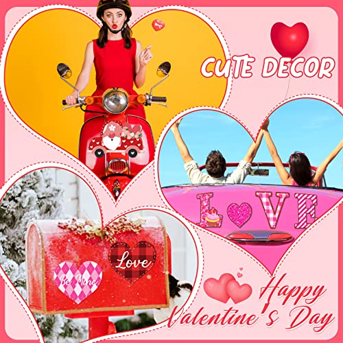 Valentine's Day Garage Door Decoration Magnetic Stickers Happy Magnets Refrigerator Stickers Proposal Cruise Door Decorations Magnetic For Valentine's Window Door #TOP3