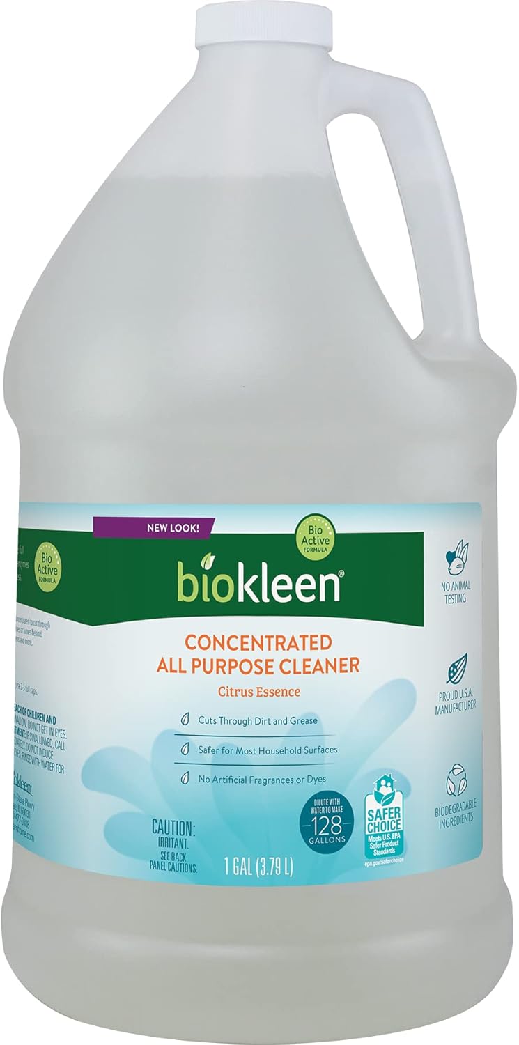 Biokleen Concentrated All Purpose Cleaner, 128 Ounces Amazon.ca Health & Personal Care