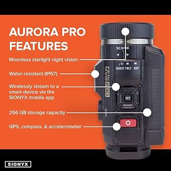 Amazon | SiOnyx AURORA PRO デイナイトビジョン C011300 | ビデオ