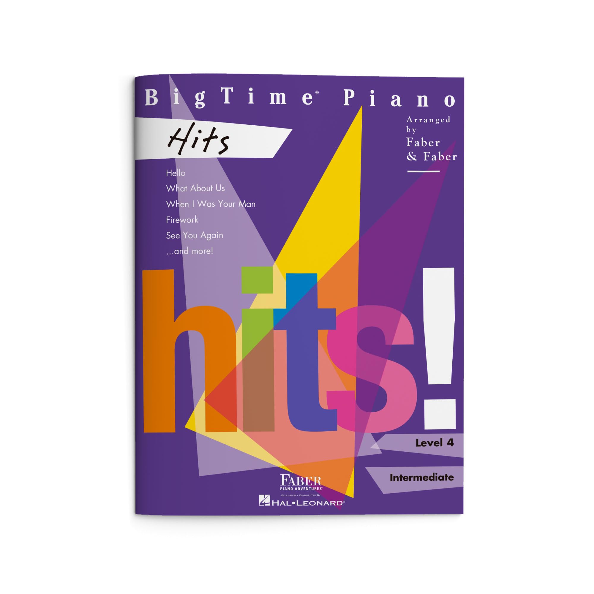 BigTime Piano: Hits - Level 4 | Intermediate Piano Sheet Music Book | 12 Pop Song Arrangements for Solo Performance | Faber Piano Book with Chart-Topping Repertoire | Faber Piano Adventures Songbook