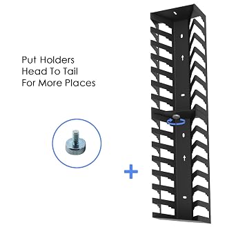 Monzlteck Video Game Case Storage Wall Mount | Metal