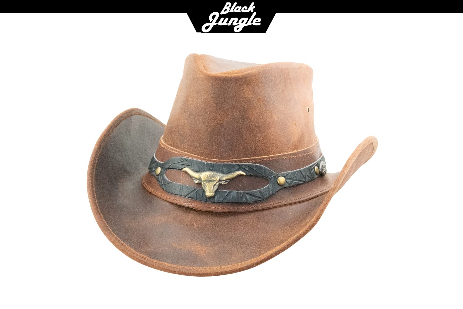 Black Jungle Ontario Outdoor Western - Sombrero de piel para hombre, unisex, diseño de Australia