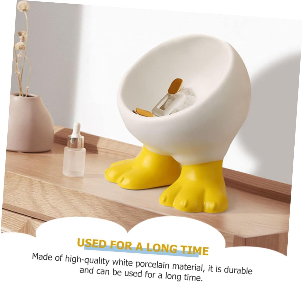 1Pc Adorable Multi Functional Ceramic Storage Stand for Desktop Office Decoration for Keys Jewelry and Items Cute