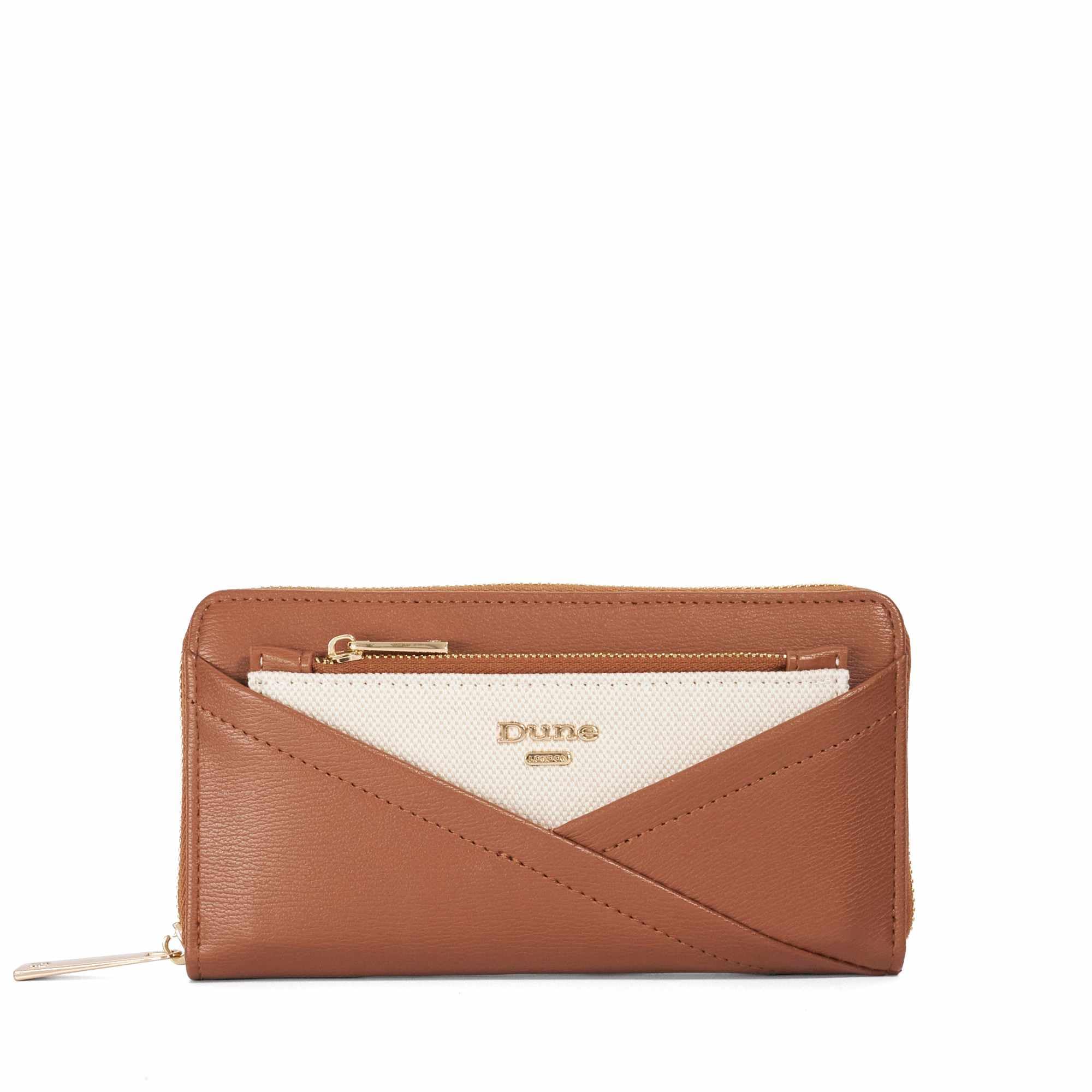 KELBEY Crossover Detail Zip Around Purse One Size