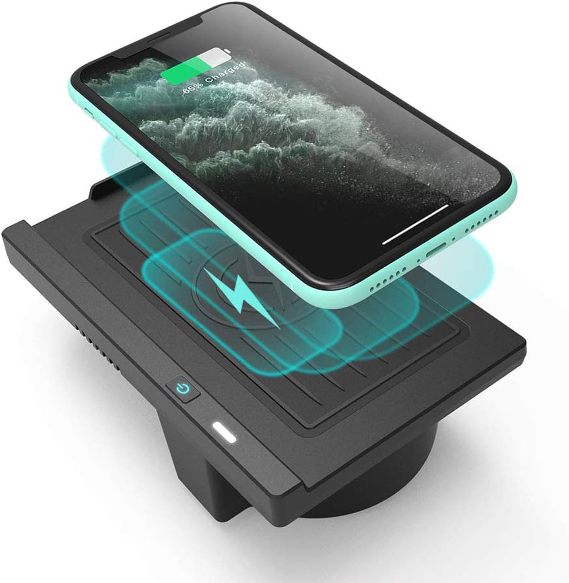 CarQiWireless Wireless Charger for BMW X5 2014-2018, X6 2015-2019, Wireless Charging Pad for BMW F15 F16 Accessories