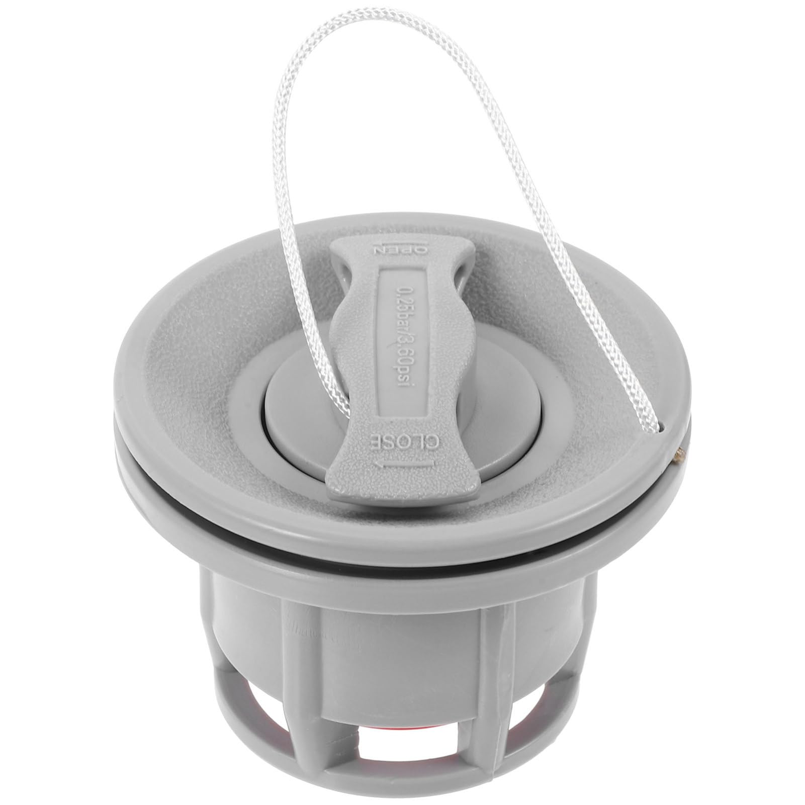 SUPVOX Valvola Aria per Gommone Palloncino Kayak Valvole Cuscino Gonfiabile Galleggia Pompa Valvolare Tappo Valvola Aria Gas Auto Kit Tubi Misura Gommone da Pesca Barca Remare Grey Vedere