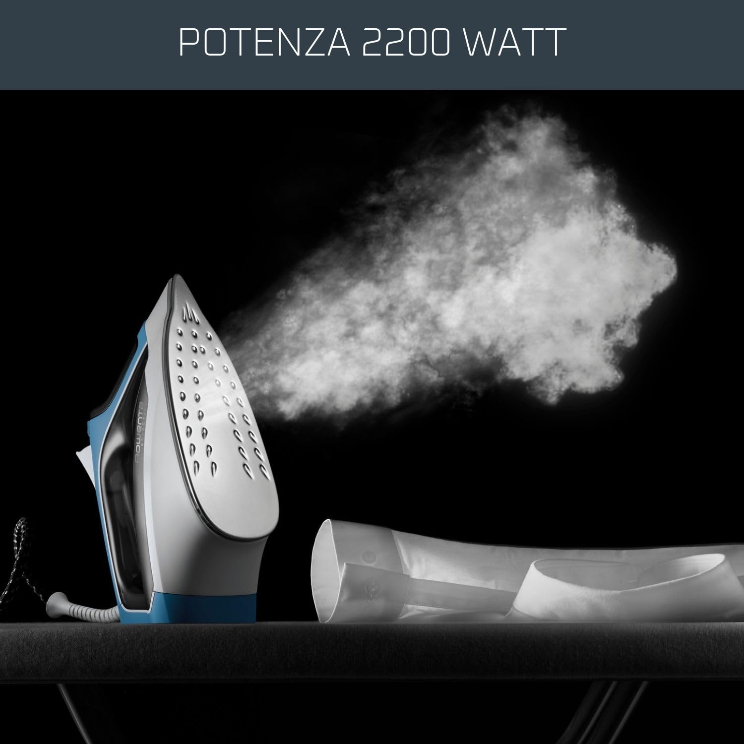 Rowenta DX1531 Effective 2 Ferro da Stiro a Vapore, Anticalcare Integrato, Colpo Vapore 100 g, Potenza 2200 W, Erogazione continua di vapore, Resistente