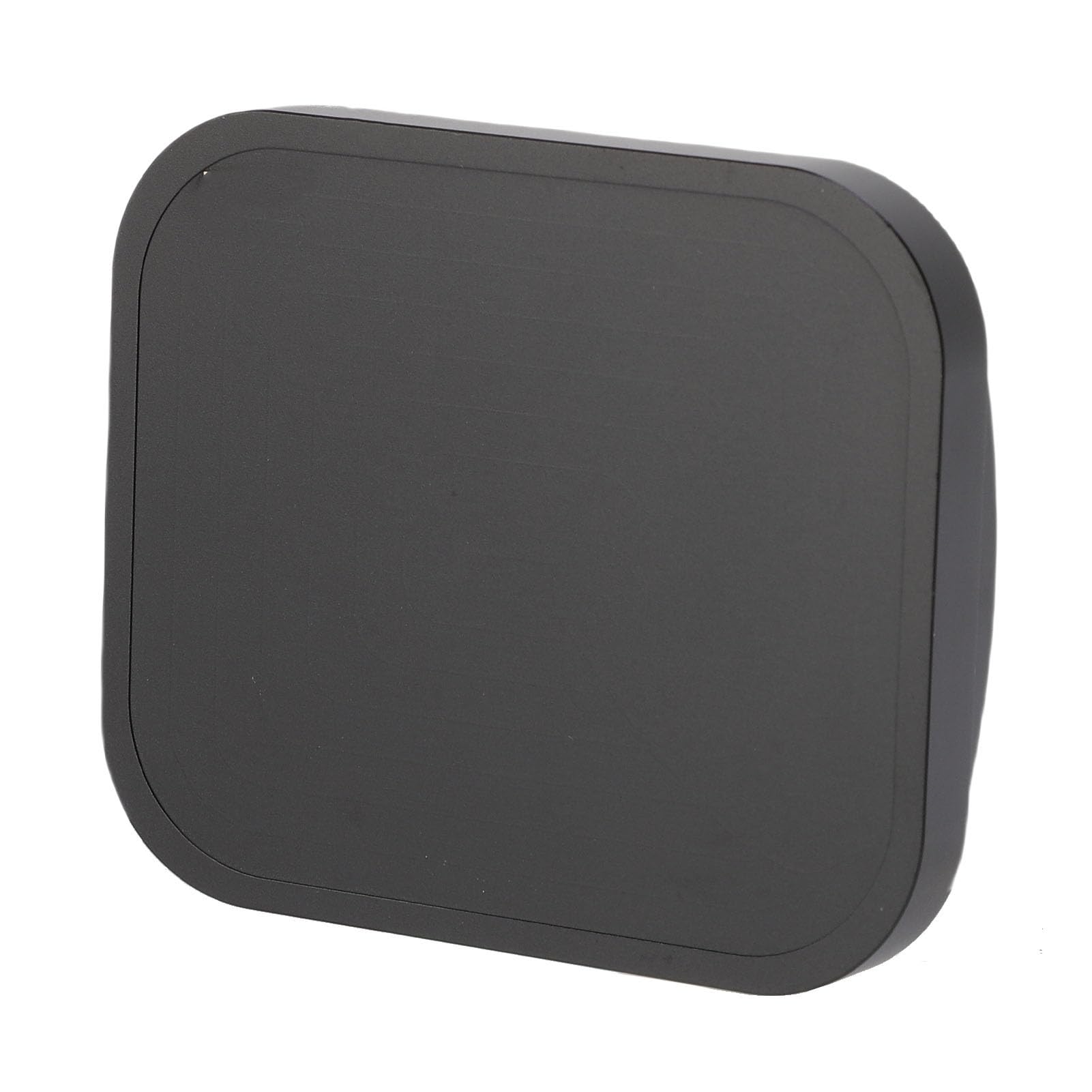 Paraluce quadrato per obiettivo da 55 mm, in lega di alluminio, universale, in metallo, accessorio per fotocamera (nero)