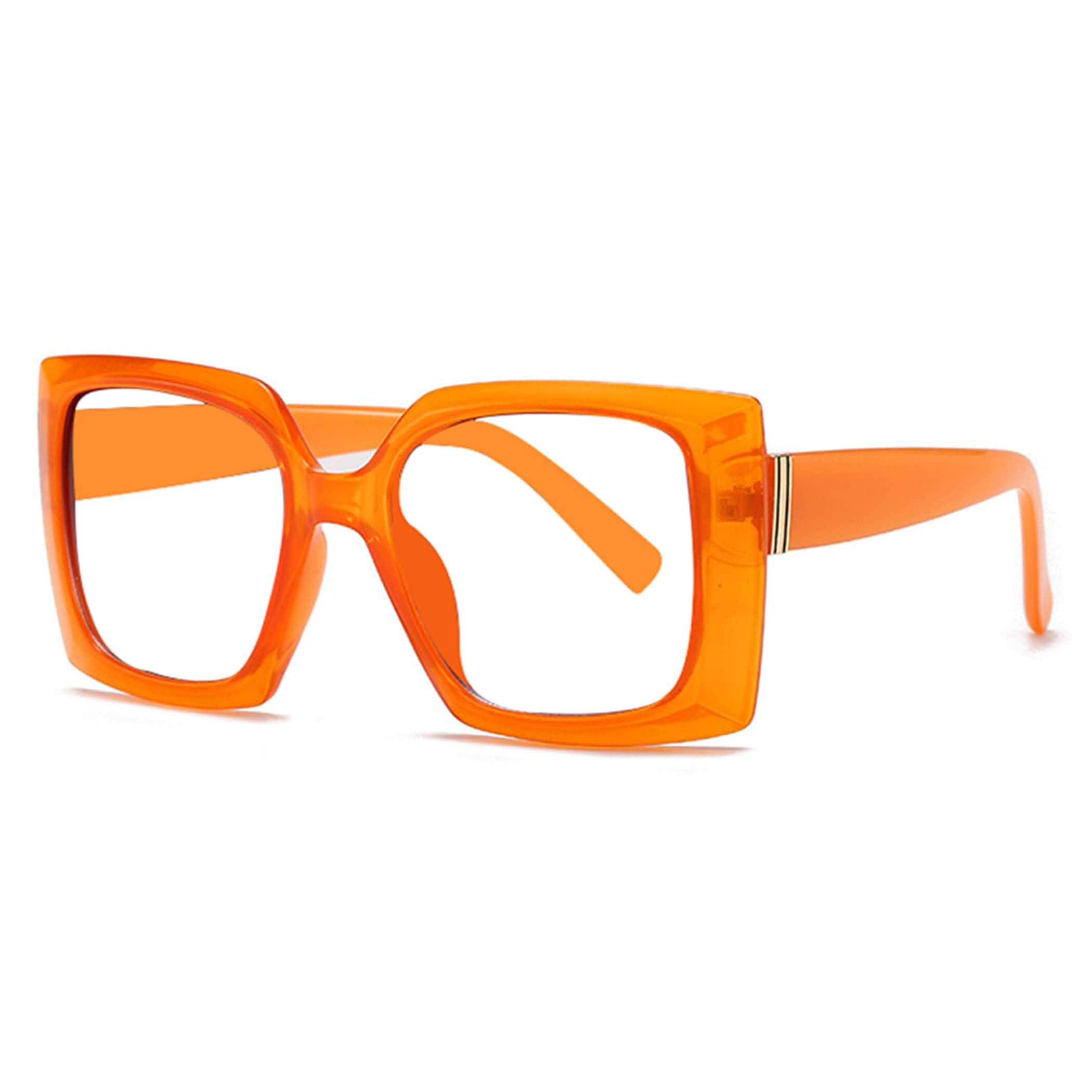 bullabulling Retro Square Blue Light Blocking Reading Glasses For Women Men Oversized Anti Anti Glare UV Eyewear…
