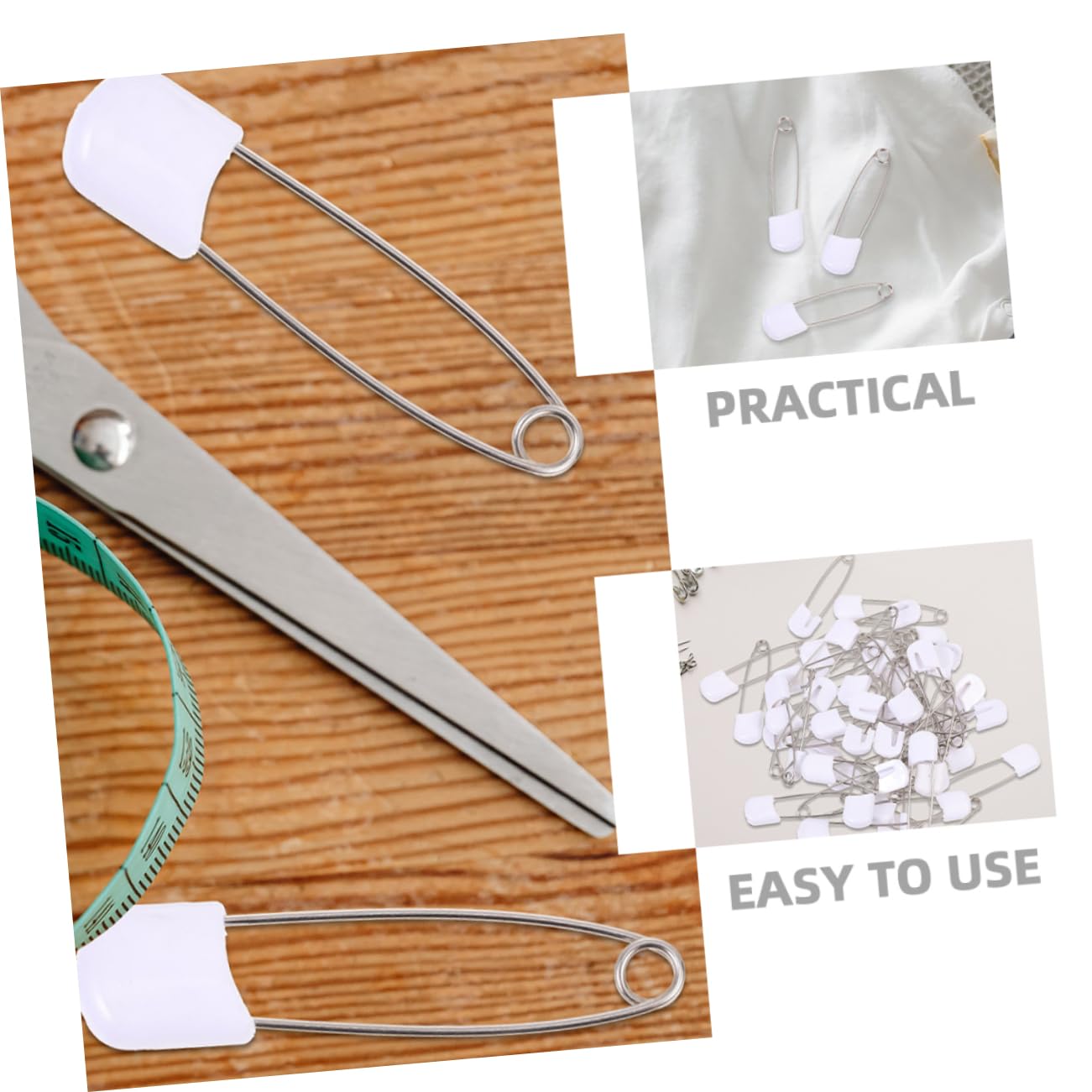 300stücke Sicherheitsnadeln Für Windeln Und Kleidung Tragbare Und Mädchen-Accessoires Langlebigem Material Für -bastelarbeiten Und Schmuckherstellung