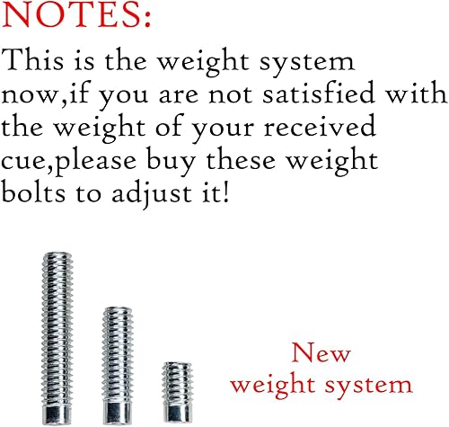 Miniatura 9 de Taco de billar de fibra de carbono de Moyerely, palo de taco de 11.8mm/12.5mm de baja deflexión, palo de piscina profesional con estuche Arce ojo