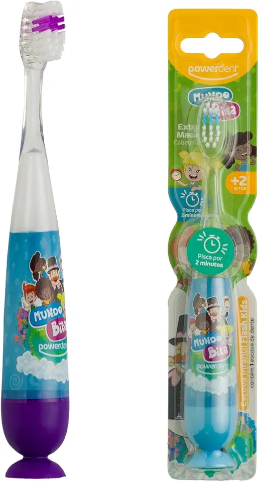 Powerdent - Esc Dental Powerdent Inf Kids Flash Mundo Bita + 2 Anos