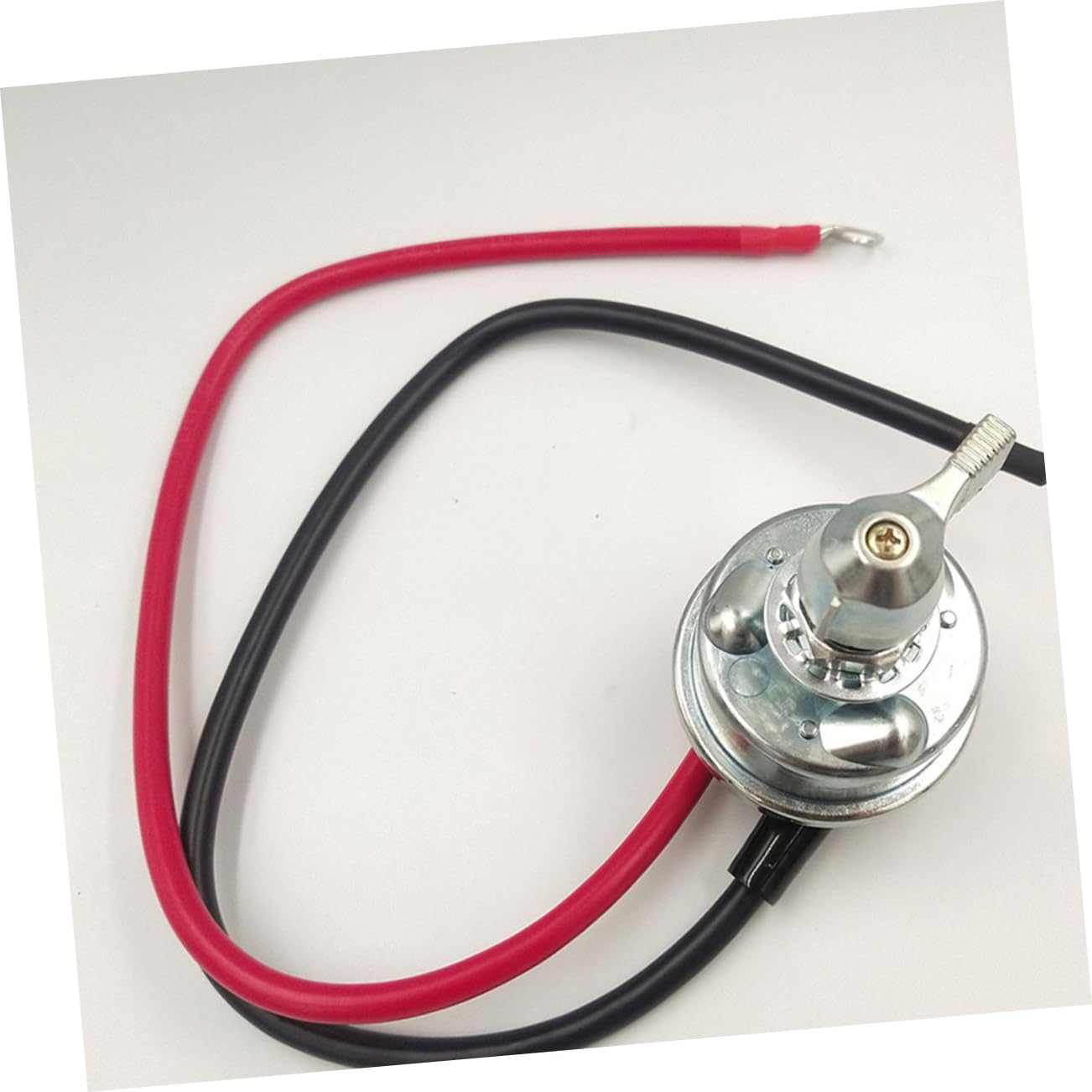 HOLIDYOYO Professional Battery Kill Switch Quick Disconnect Power for Car High Battery Disconnector Aluminum Alloy Construction Battery Isolator Silver