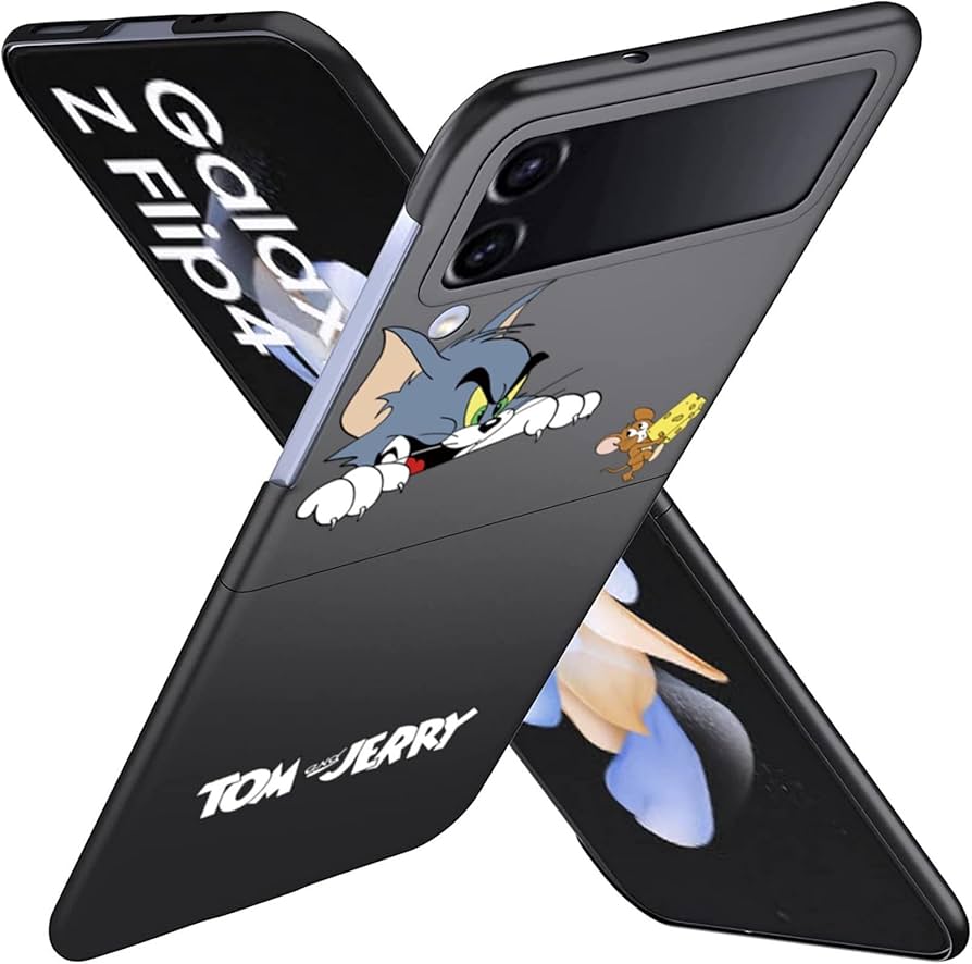 Amazon.co.jp: Galaxy Z Flip4 ケース トムとジェリー