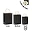 qiqee 32-Packs Black Paper Gift Bags with Handles Bulk 8.2663.15 Small Size Gift Bags Multiple Uses