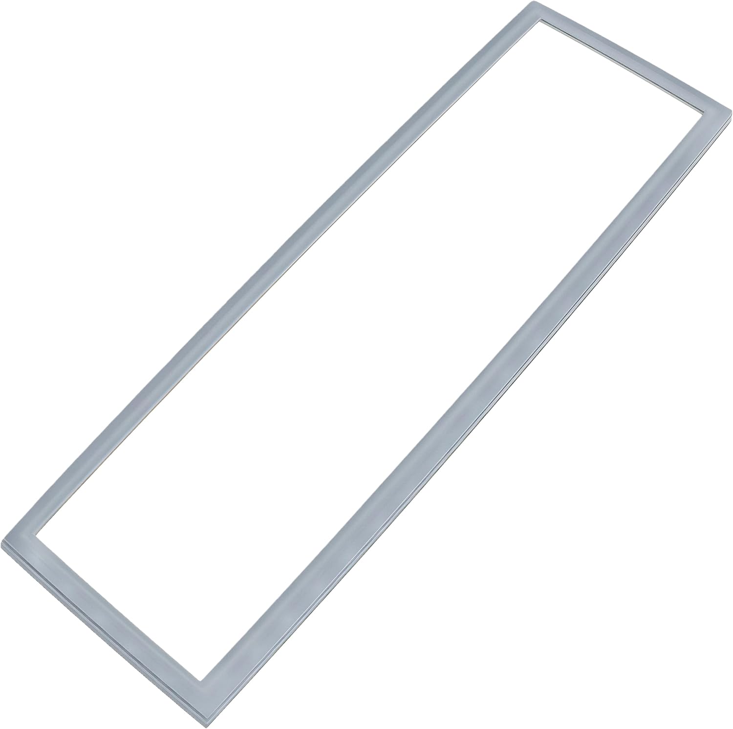 2159082 Freezer Door Gasket Fit for Whirlpool Freezer Door Gasket 2171186 W10911422 443025, Refrigerator Door Gasket Seal Fit for KitchenAid Kenmore Fridge Freezer Door Seal WRS325FDAM04, Grey
