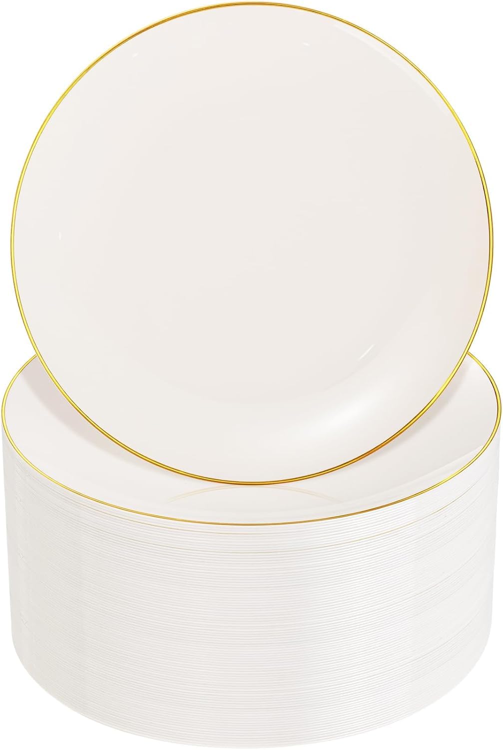 Gold Disposable Plates - 100 Pack -12