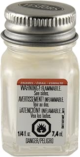 Testors Enamel 1/4 Oz Bottle Flat White