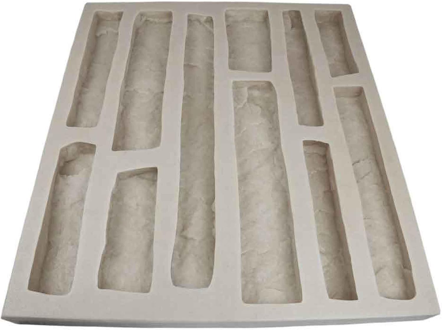Veneer Stone Rubber Mold for Concrete or Plaster, Cliff Stone Flats, 22.75x20.5, Version 3, Recycled Material