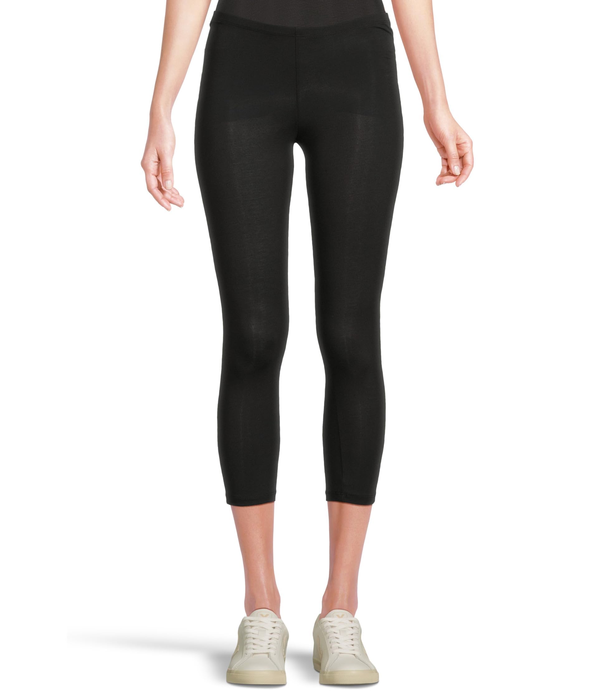 Leggings para mujer Splendid de algodon suave en color negro casual 5