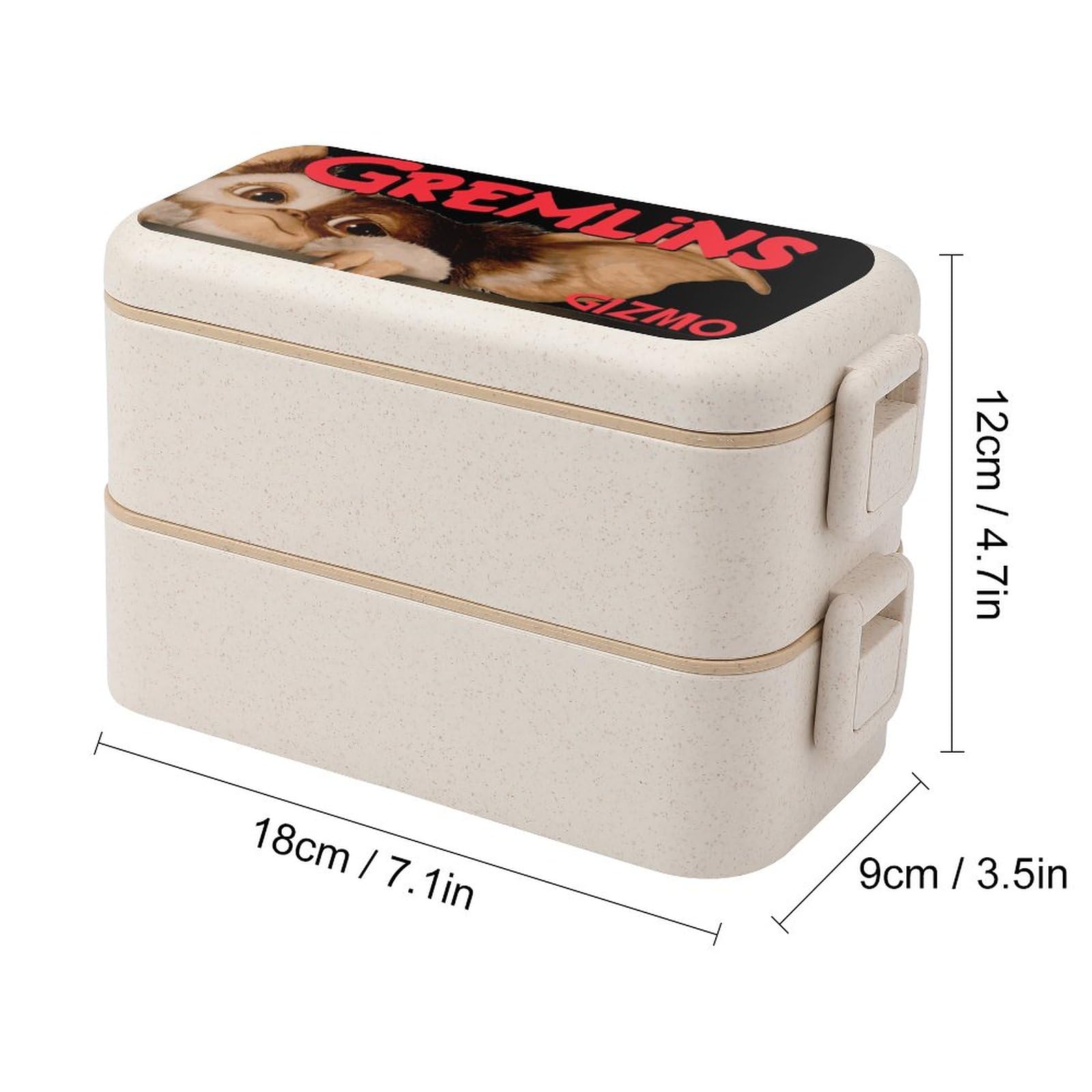 Amazon｜弁当箱 ランチボックス グレムリン ギズモ 二段 800ml Bento