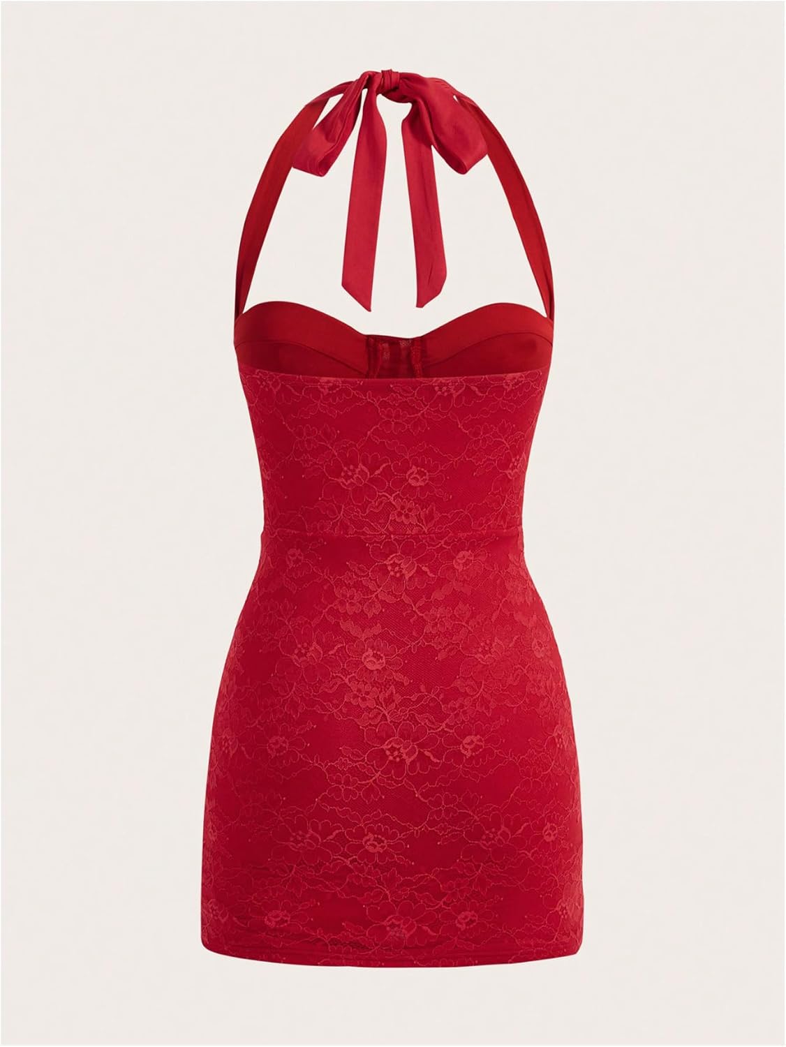 Amazon.com: Floerns Women's Sleeveless Contrast Lace Halter
