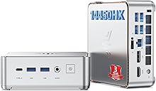 KAMRUI Hyper H2 Mini PC, Intel Core 14450HX Mini Computers (10C/16T, 4.8GHz), 32GB RAM 1TB PCle4.0 SSD Micro Desktop PC, Triple 4K Display, USB Type-C, WiFi6, BT5.2, Business Office Home