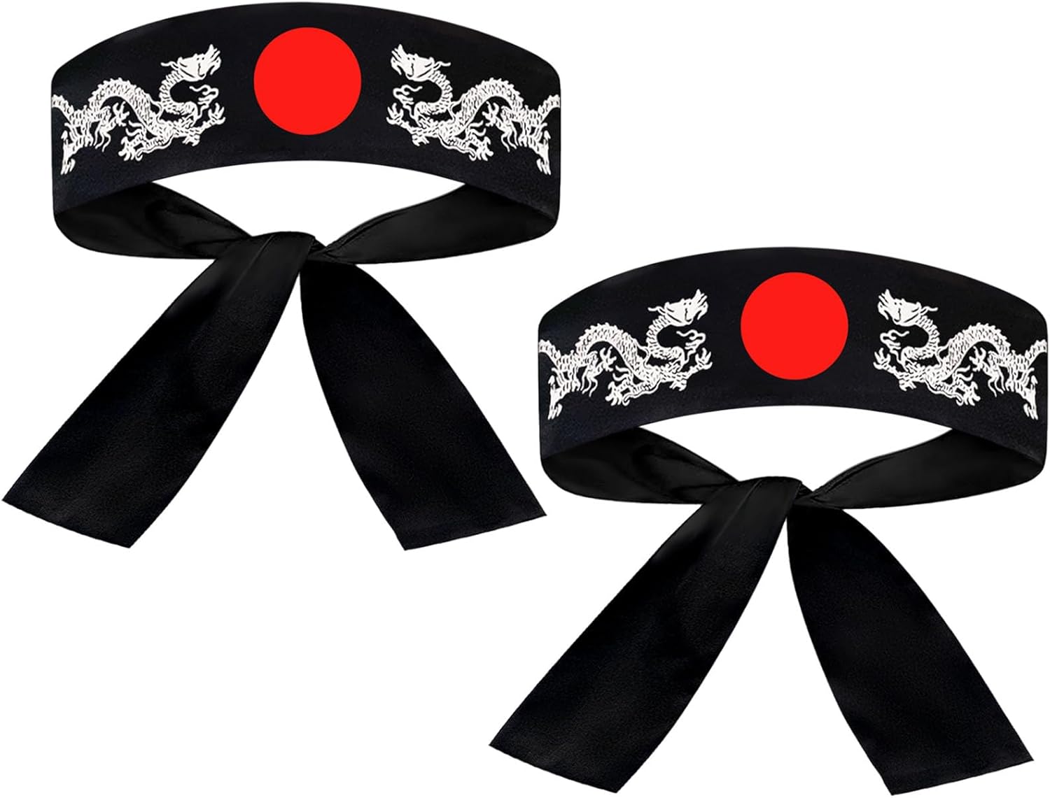 Sunrise Kitchen Supply Japanese Sushi Chef Hachimaki Karate Headband 2 Piece