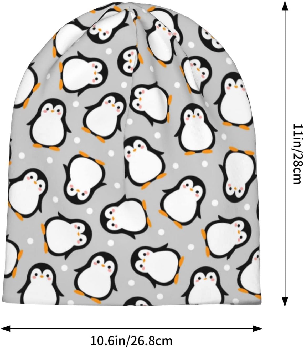 Beanie Chemo Hat Cancer Headwear Knitted Hats Baggy Slouchy Scarf Cap for Adults Women Men - Image 2