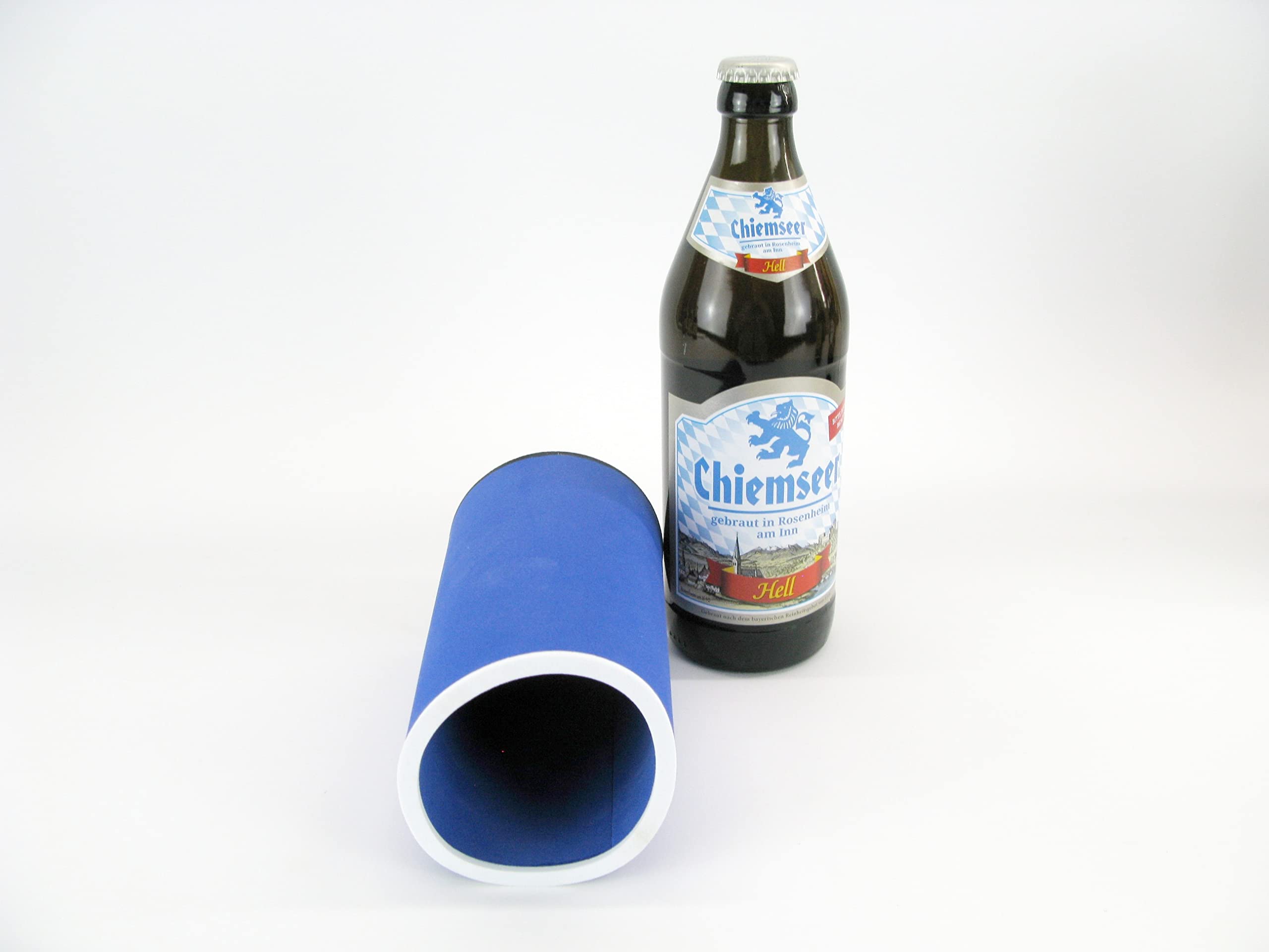 Lot de 6 bières bavaroises bleues - Pour toutes les bouteilles de bière standard de 0,5 l - Refroidisseur de bière - Refroidisseur de qualité 2023 (Lot de 6 bières bavaroises bleues)